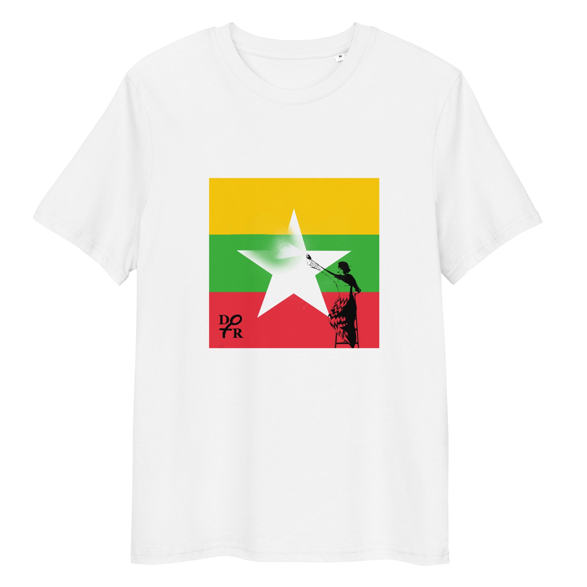 Spray Paint Myanmar T-Shirt
